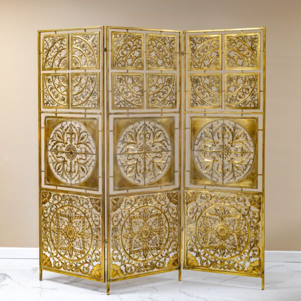 79" Tall Three-Panel Folding Privacy Screen "Bodhi"