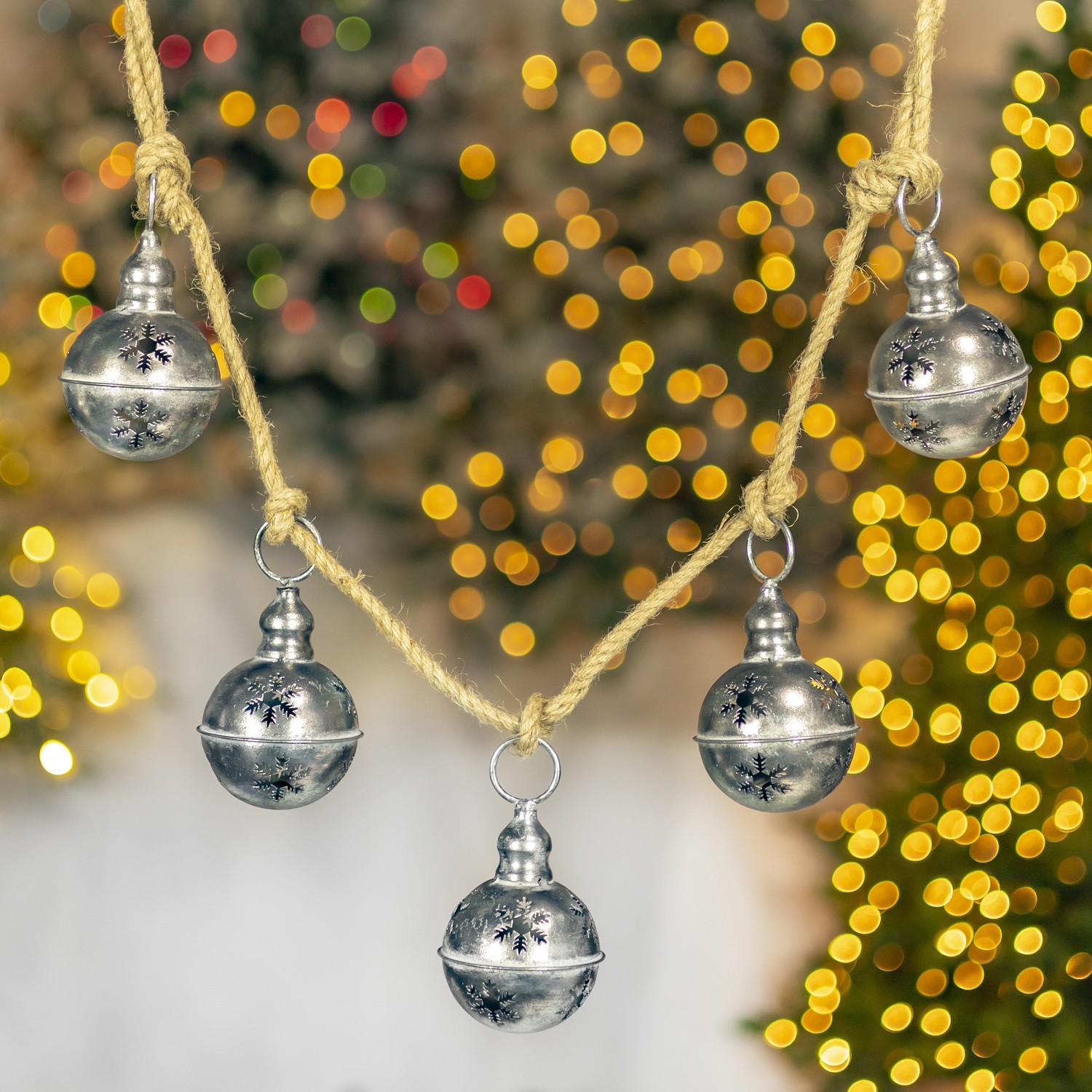 Sleigh Bells in Silver