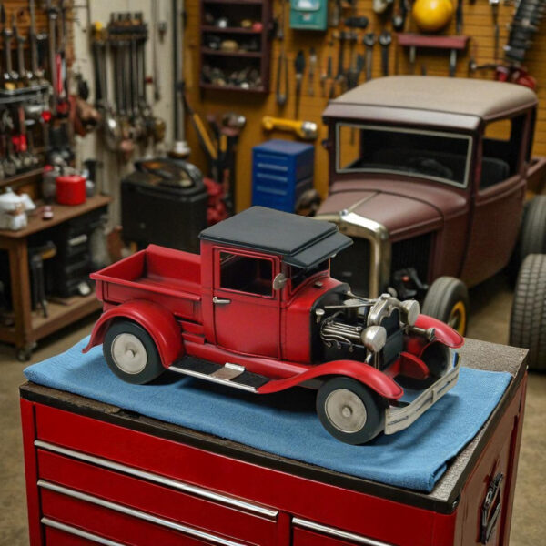 Vintage Style Hot Rod Car Décor