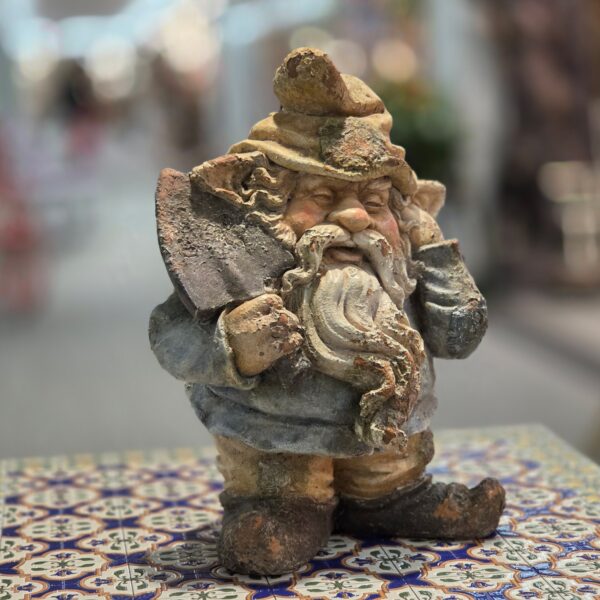 22" Tall Vintage-Style Garden Gnome with Shovel "Gordito"