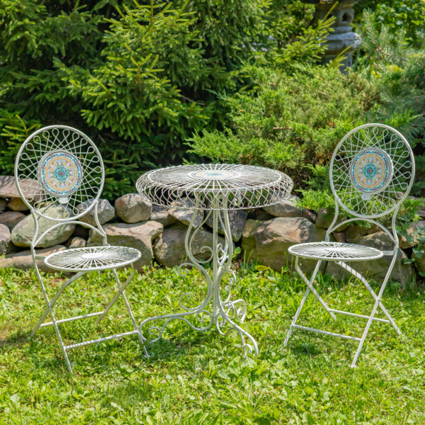 Atlantis 3-Piece Mosaic Bistro Set – "Plato" & "Poseidon"