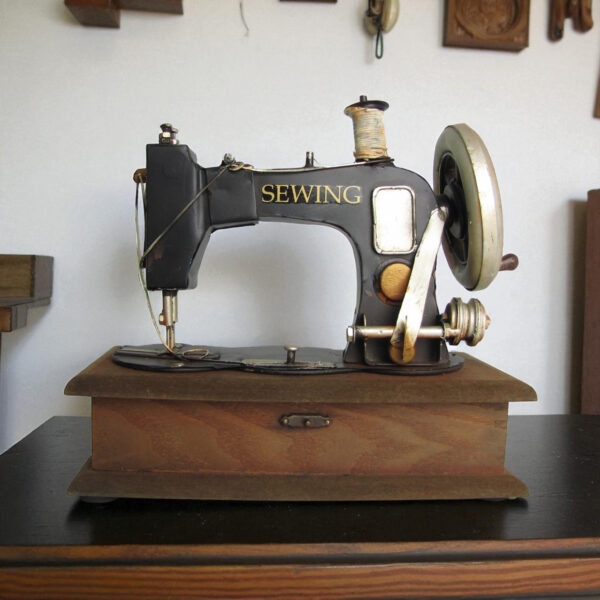 Vintage Style 1920's Decorative Sewing Machine Box
