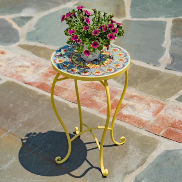 Palermo Mosaic Plant Stand (Available in 3 styles)