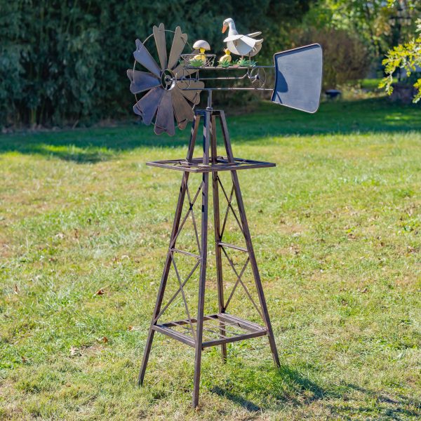 Mother Duck Windmill (Five Feet Tall)