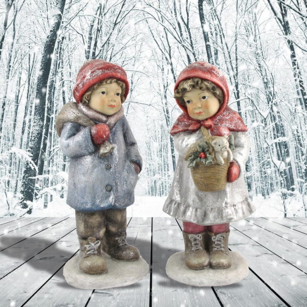 Set of 2 "Red Hat" Christmas Tushkas with Teddy Bear Basket & Bag