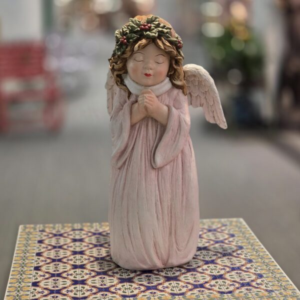 23" Tall Vintage-Style Sweet Angel Figurine Praying "Olivia"