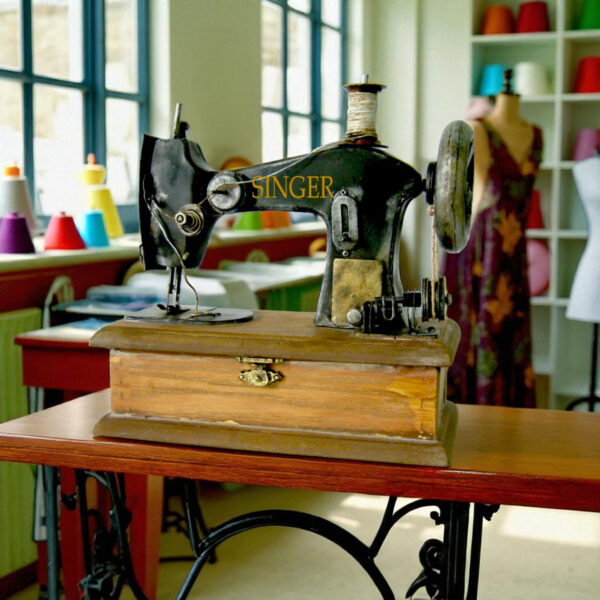 Vintage Style 1920's Decorative Sewing Machine Box
