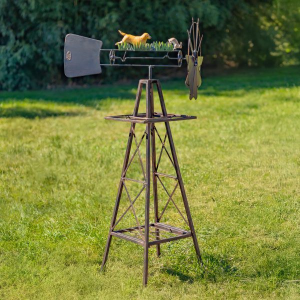 Farm Dog Windmill (Five Feet Tall)