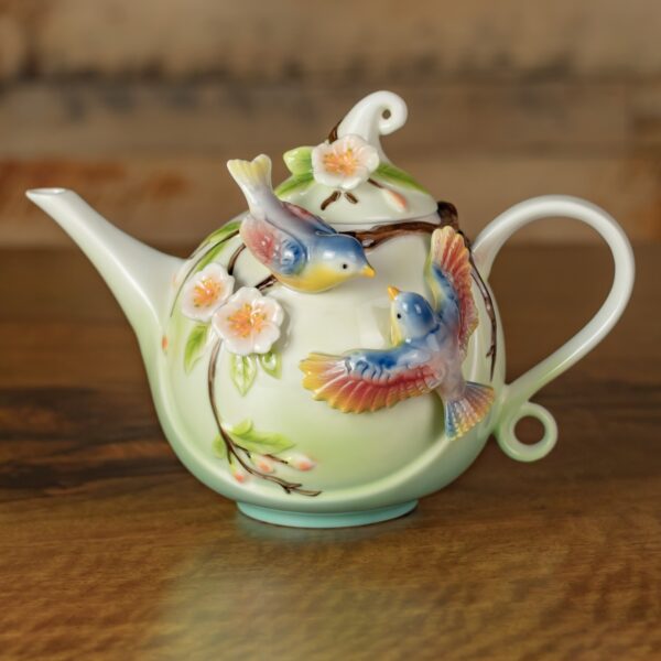9" Hand Painted Decorative Teapot Accent "Rhyannon"