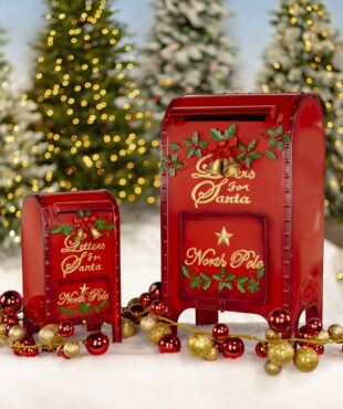 Set of 2 Medium and Small Letters to Santa Mailboxes