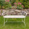 47.25" Embellished Metal Garden Bench "Toulouse 1275" - Image 14