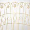 47.25" Embellished Metal Garden Bench "Toulouse 1275" - Image 22