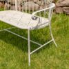 47.25" Embellished Metal Garden Bench "Toulouse 1275" - Image 19