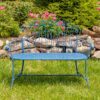 47.25" Embellished Metal Garden Bench "Toulouse 1275" - Image 2