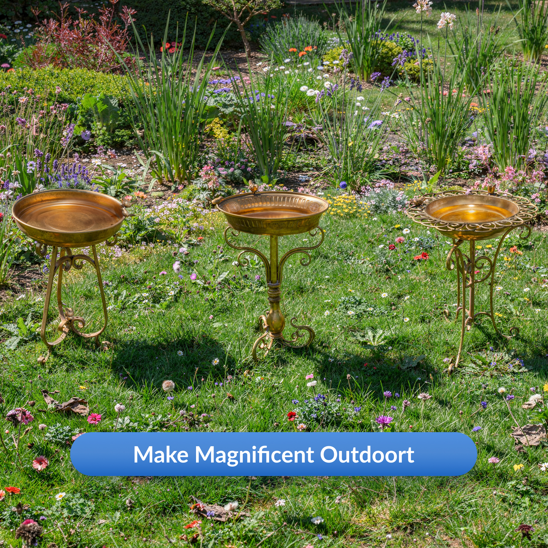 Birdbath feeder | Make Magnificient Outdoor Birdbath feeder | Make Magnificient Outdoor