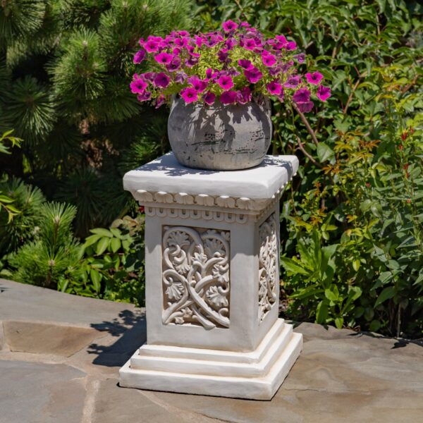 22" Tall Antique-Style Column Decoration in 2 Color Options