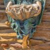30" Tall Magnesium Wall Hanging Cherub Flower Planter "Michaela" - Image 10