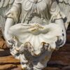 30" Tall Magnesium Wall Hanging Cherub Flower Planter "Michaela" - Image 11