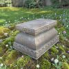 12" Tall Magnesium Rectangular Pedestal Base (for 26.5" Lion Sentry Statues) - Image 11