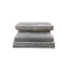 12" Tall Magnesium Rectangular Pedestal Base (for 26.5" Lion Sentry Statues) - Image 13