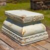 12" Tall Magnesium Rectangular Pedestal Base (for 26.5" Lion Sentry Statues) - Image 3