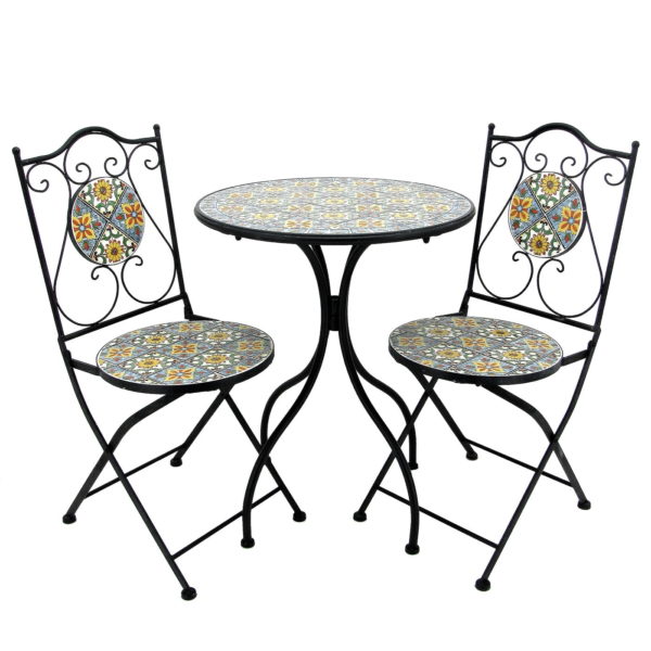 Milan Mosaic Bistro Set