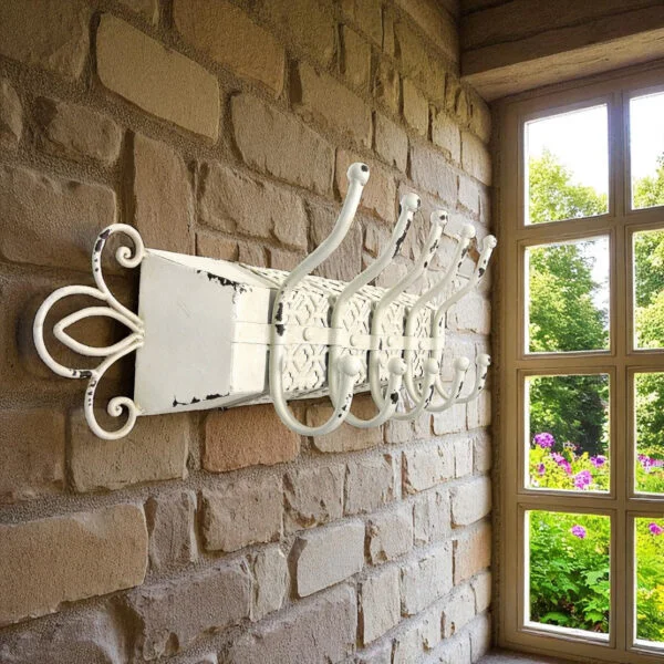 Antique-Style Mounted Wall Hook in 2 Color Options