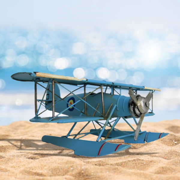 Decorative Baby Blue Model Floatplane