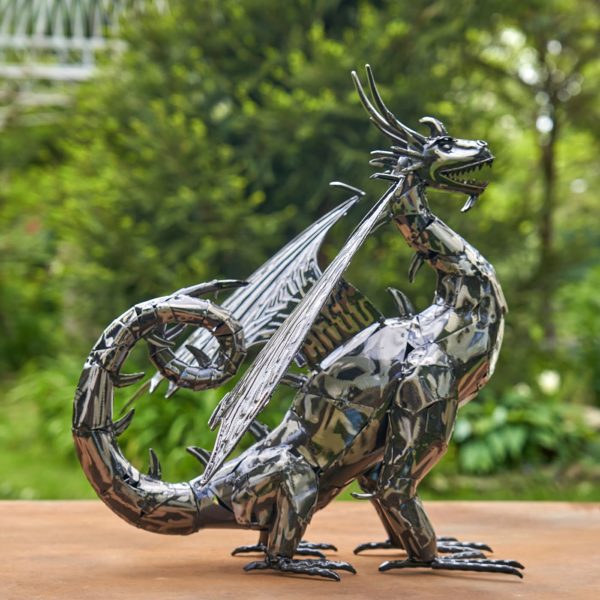 Metal Dragon Statue Bagrat