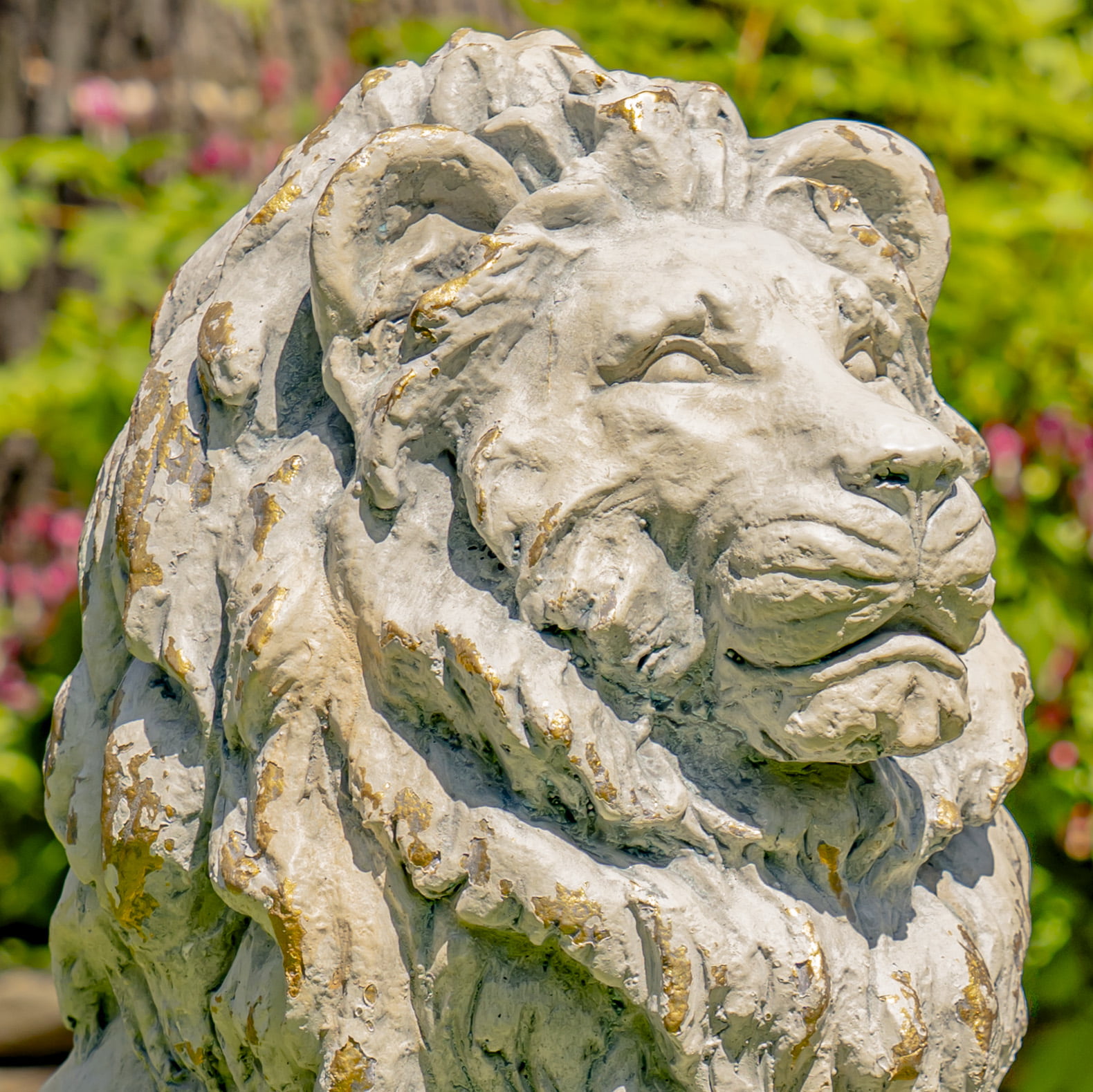 Tall Magnesium Chinese Lion Statues high quality