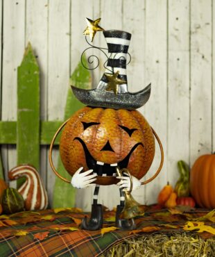 27.75 Tall Jack-O-Lantern with Trumpet Halloween Figurine