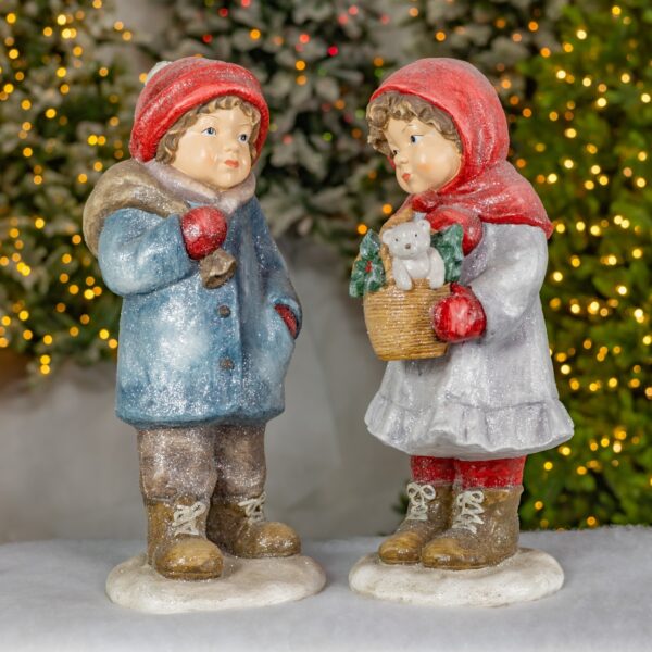 Set of 2 "Red Hat" Christmas Tushkas with Teddy Bear Basket & Bag