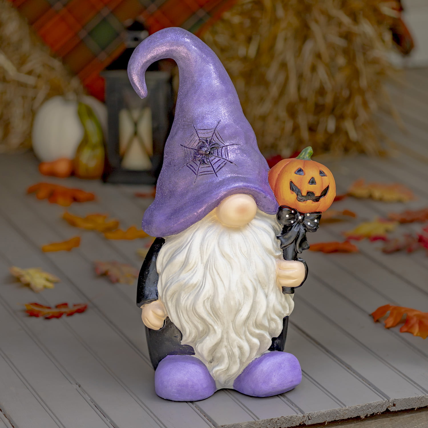 Gnome with Pumpkin Wand