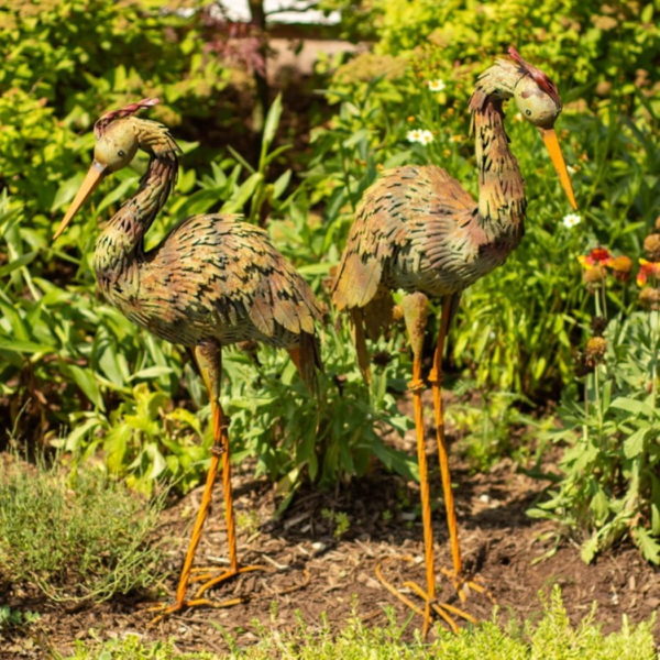Two Herons that Decorate your Lawn