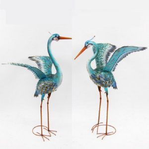 Pair of Cranes in a variety of Blue