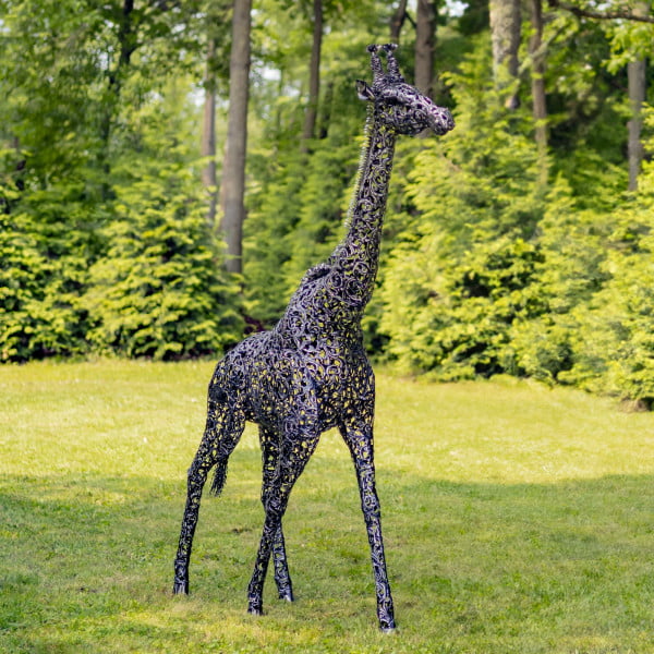 7 feet tall outdoor iron giraffe decoration Ginny