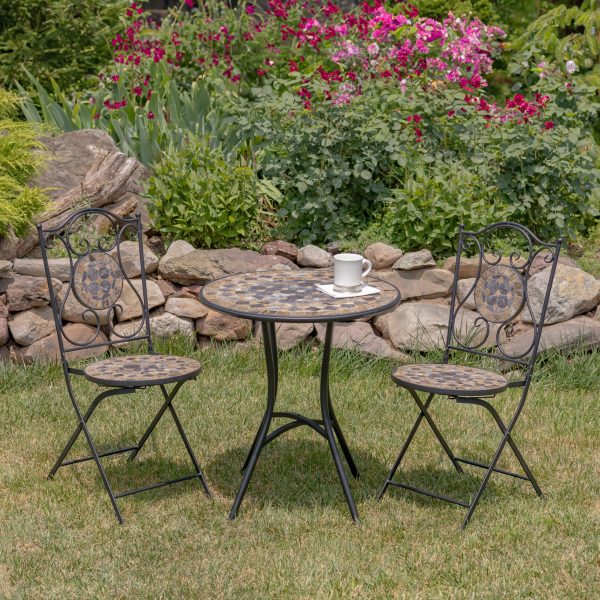 Medora Mosaic Bistro Set: ZR850114-69-SET