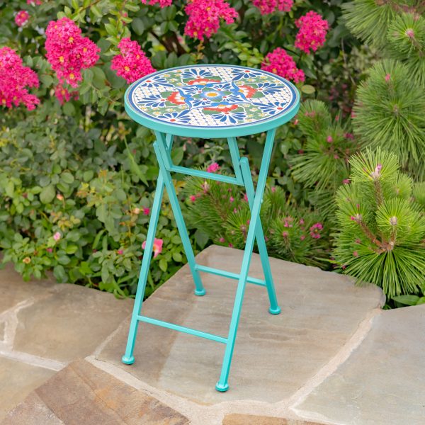 Baton Rouge Mosaic Folding Plant Stand