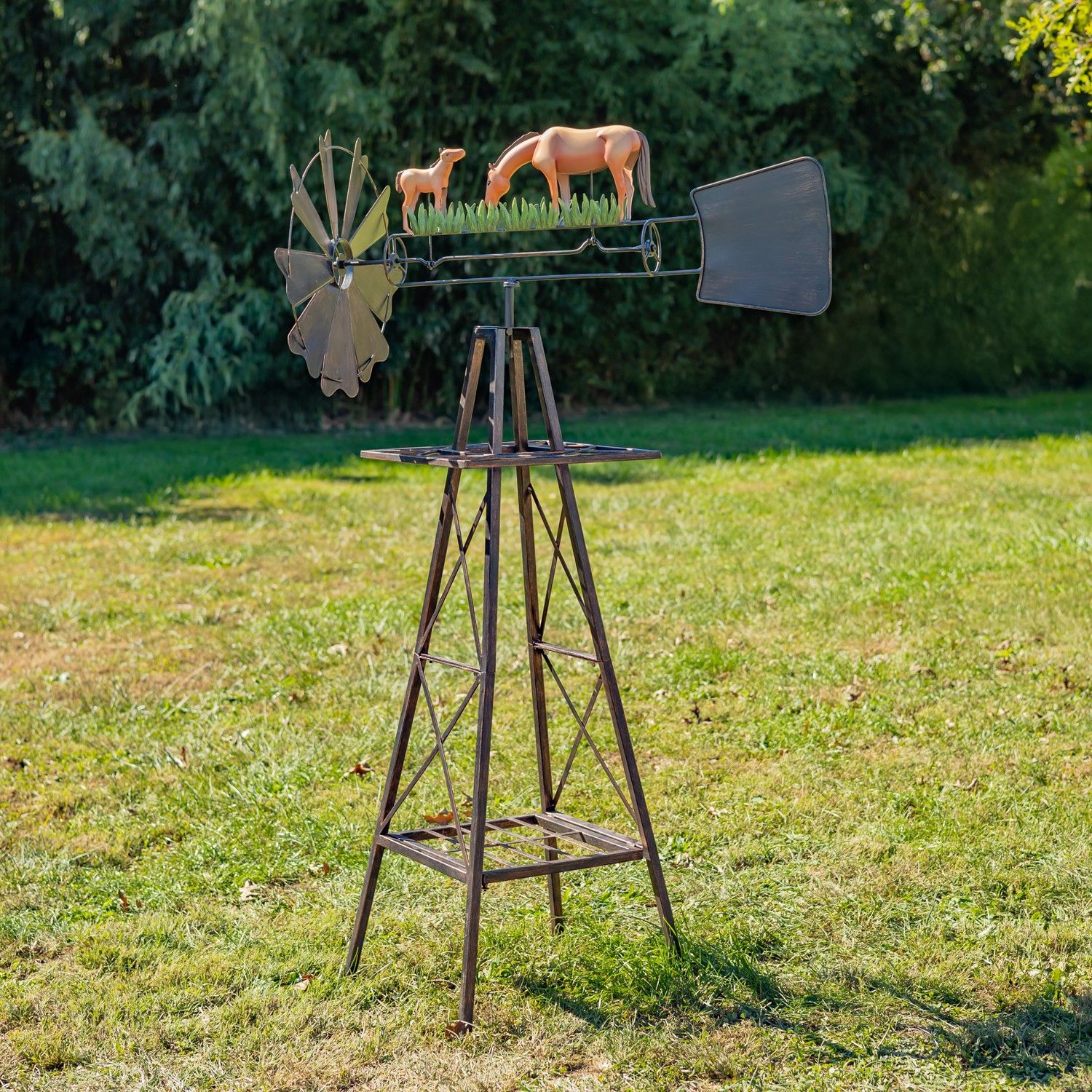 Majestic Horses Windmill (Five Feet Tall) - Lesera