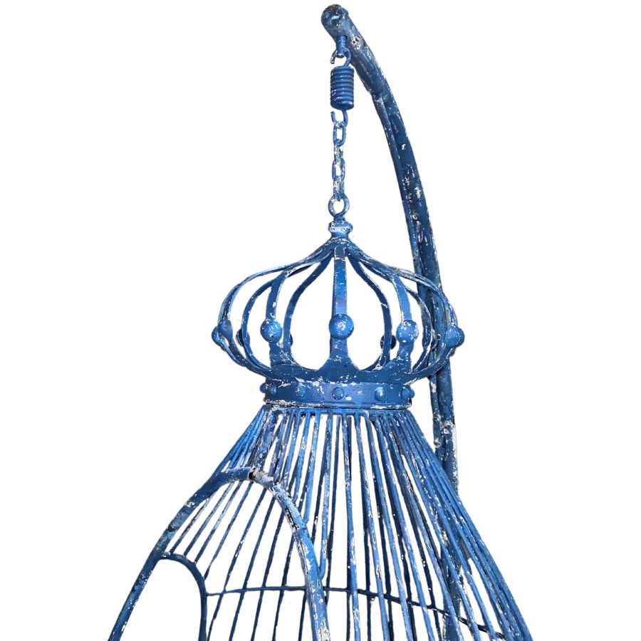 Hanging Metal Egg Chair "Elizabeth" - Image 4