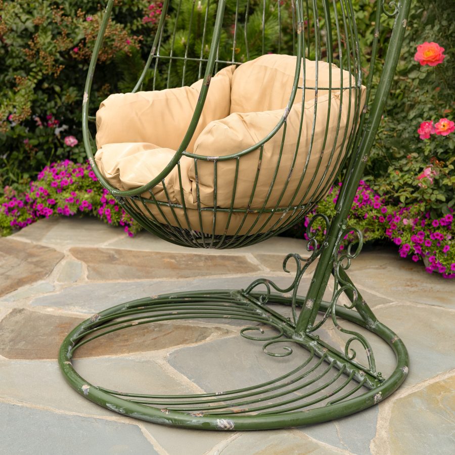 Hanging Metal Egg Chair "Elizabeth" - Image 7