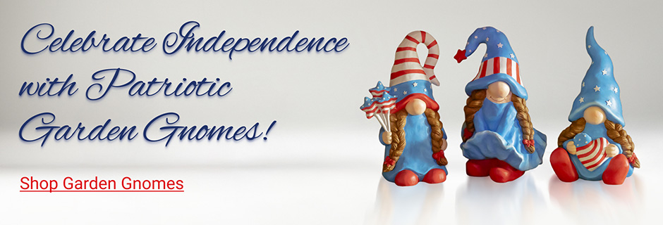 Celebrate Independence with Patriotic Garden Gnomes | Shop Garden Gnomes