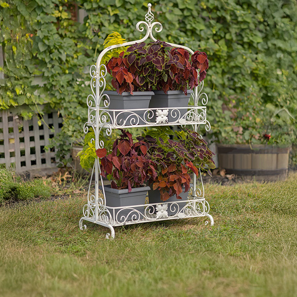 Two Tier Rectangular Plant Stand