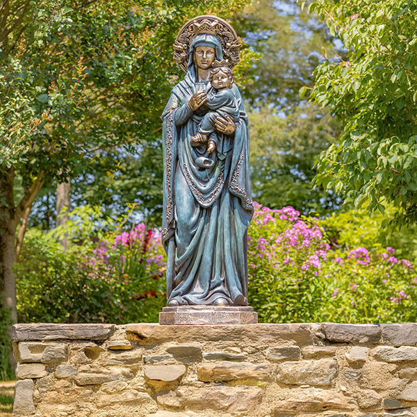 Our Lady of Perpetual Help Magnesium Garden Statue
