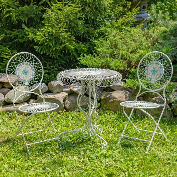 Atlantis 3-Piece Mosaic Bistro Set – 2 color options