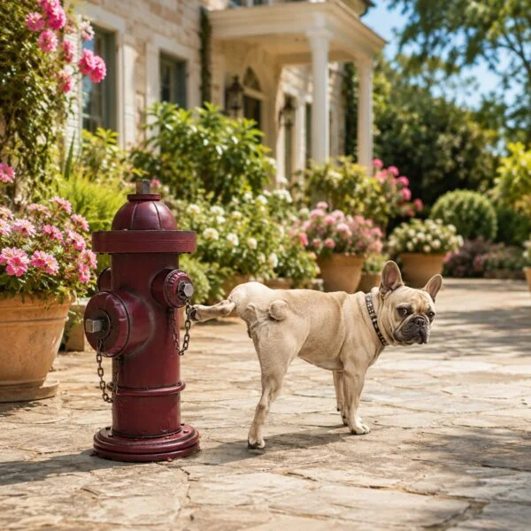 41.25" Tall Red Metal Fire Hydrant Decoration